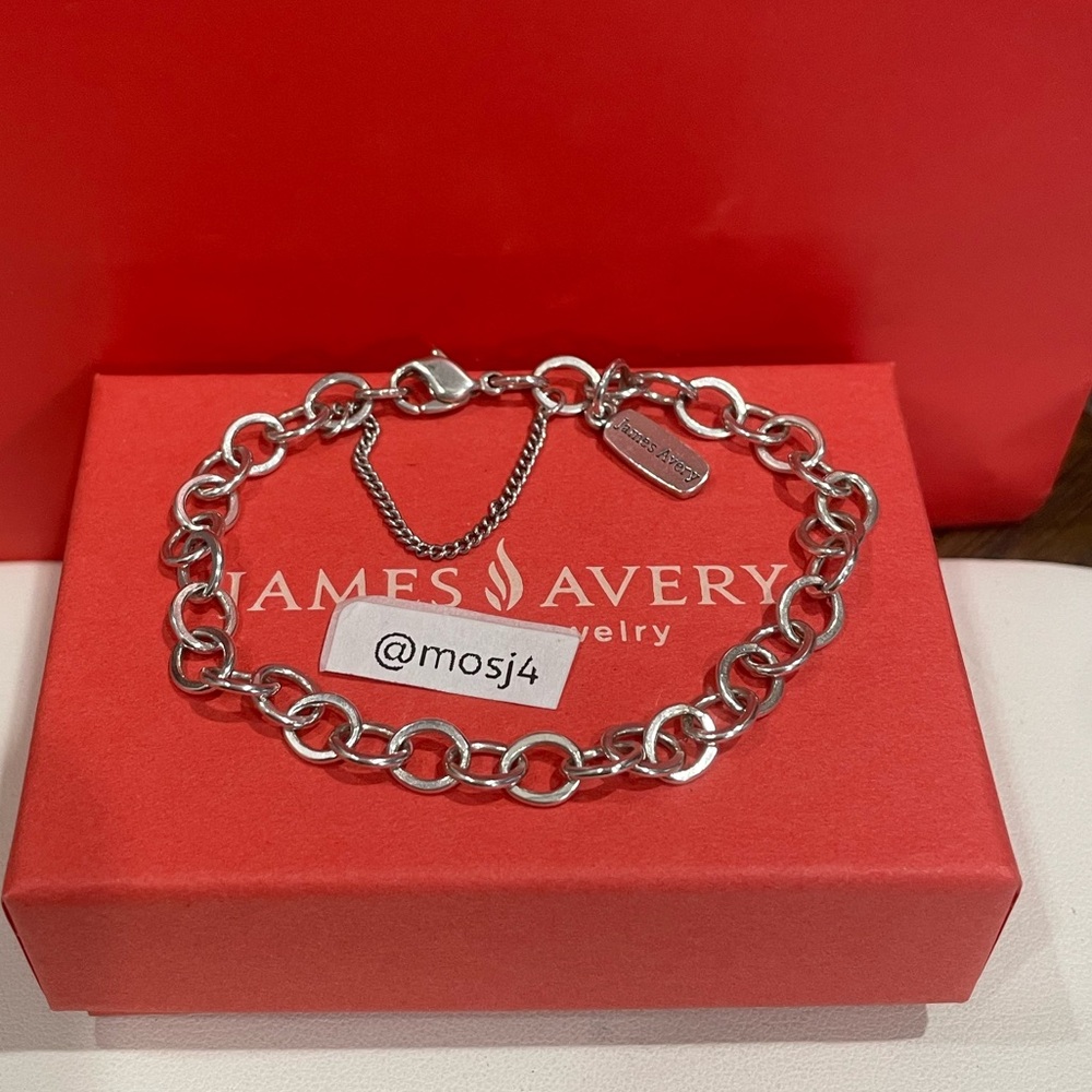 James Avery Forged Link Charm Bracelet